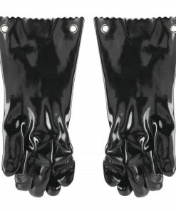 Blue Rhino Grilling Tools & Accessories 2-Pack Black PVC Grill Gloves