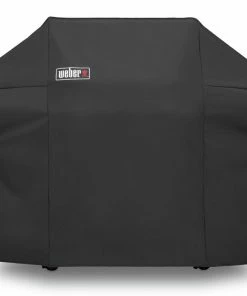 Weber Grilling Tools & Accessories 26.8-in W x 47-in H Black Gas Grill Cover