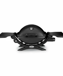 Weber Grills Q 1200 Black 8500-BTU 189-sq in Portable Gas Grill
