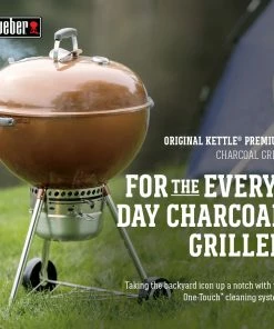 Weber Grills Original Kettle Premium 22-in W Copper Kettle Charcoal Grill 16 Weber Grills Original Kettle Premium 22-in W Copper Kettle Charcoal Grill -Mmaster Outlet Shop 04690387