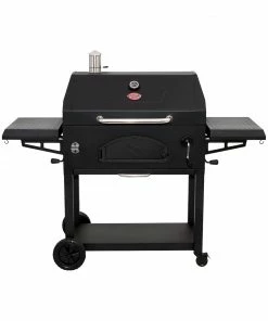 Char-Griller Grills Legacy 33-in W Black Charcoal Grill