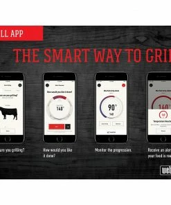 Weber Grilling Tools & Accessories iGrill Digital Leave Bluetooth Compatibility Meat Thermometer -Mmaster Outlet Shop 08054967