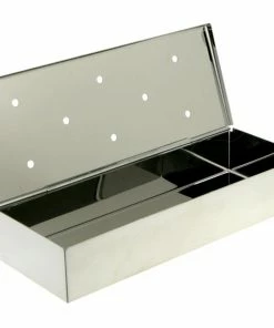 Blue Rhino Grilling Tools & Accessories 1.73-in L x 9.65-in W x 4.06-in H Smoker Box with Hinged Lid -Mmaster Outlet Shop 08079935