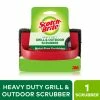 Scotch-Brite Grilling Tools & Accessories Heavy Duty Grill Scrubber Polyester Plastic 3.8-in Grill Brush