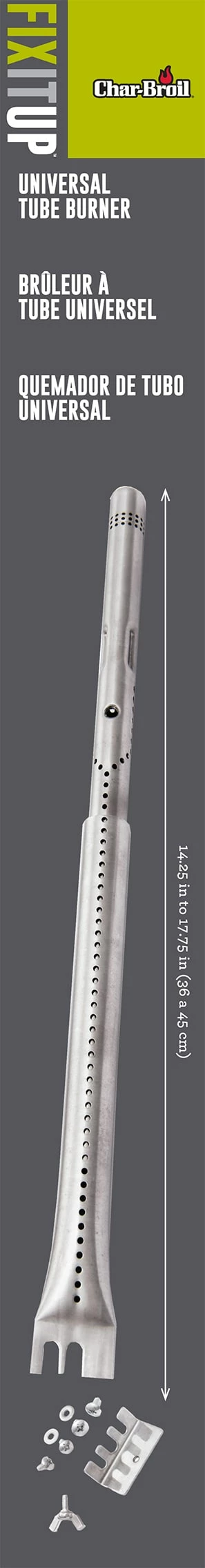 Char-Broil Grill Replacement Parts 17.75-in Adjustable Stainless Steel Tube Burner 6 Char-Broil Grill Replacement Parts 17.75-in Adjustable Stainless Steel Tube Burner - Image 6