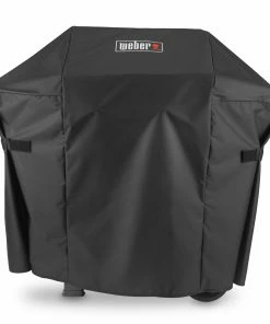 Weber Grilling Tools & Accessories 48-in W x 42-in H Black Gas Grill Cover