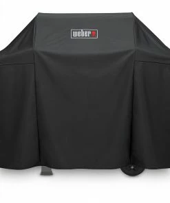 Weber Grilling Tools & Accessories 51-in W x 42-in H Black Gas Grill Cover