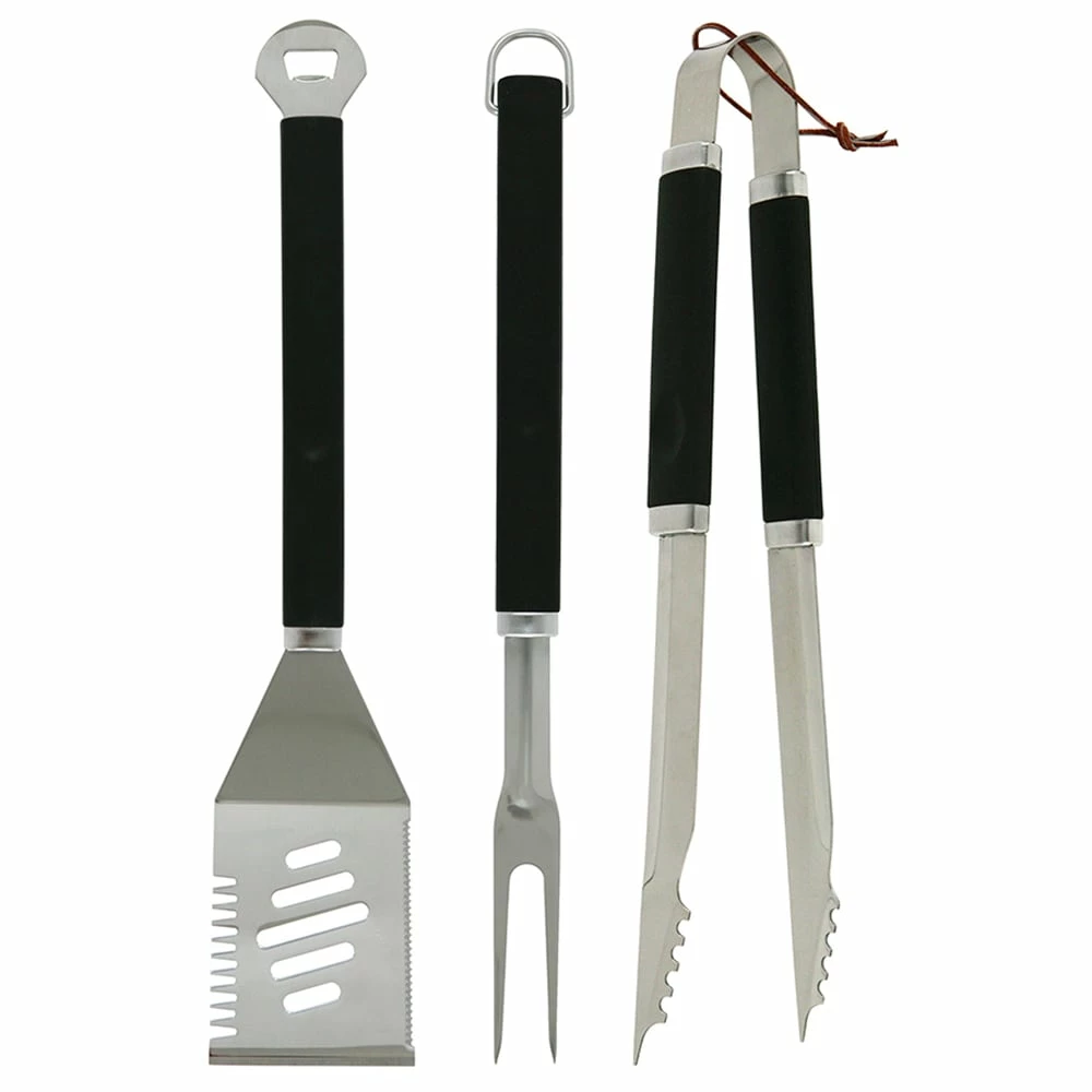 Blue Rhino Grilling Tools & Accessories Stainless Steel Tool Set 1 Blue Rhino Grilling Tools & Accessories Stainless Steel Tool Set
