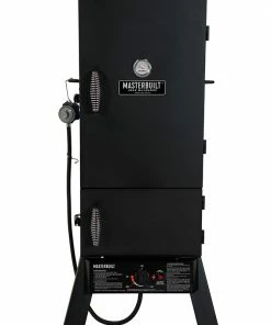 Masterbuilt Smokers John McLemore Signature Series Two Door 30-inch 731.6 Sq. Black Gas Smoker