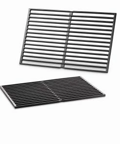 Weber Grill Replacement Parts 19.5-in x 12.9-in 2-Pack Rectangle Porcelain-coated Steel Cooking Grate