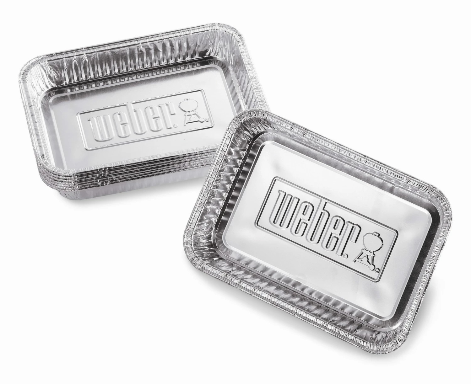 Weber Grilling Tools & Accessories 10-Pack 8.6-in L x 6-in W Disposable Aluminum Foil Grill Drip Pan 1 Weber Grilling Tools & Accessories 10-Pack 8.6-in L x 6-in W Disposable Aluminum Foil Grill Drip Pan