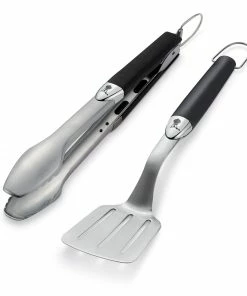 Weber Grilling Tools & Accessories 2-Pack Stainless Steel Tool Set