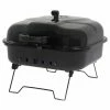 Mr. Bar-B-Q Grills Portable charcoal grill 206-sq in Black/Porcelain Coated Portable Charcoal Grill