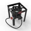 LoCo COOKERS Turkey Fryers, Cookers, & Pots Loco-HPFryer Stand 13.582-in 1-Burner Propane 20-lb Cylinder Manual Ignition Black Outdoor Burner