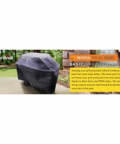 Char-Broil Grilling Tools & Accessories Basic 52-in W x 40-in H Black Gas Grill Cover 11 Char-Broil Grilling Tools & Accessories Basic 52-in W x 40-in H Black Gas Grill Cover -Mmaster Outlet Shop 10003476