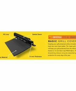 Char-Broil Grilling Tools & Accessories Basic 52-in W x 40-in H Black Gas Grill Cover 12 Char-Broil Grilling Tools & Accessories Basic 52-in W x 40-in H Black Gas Grill Cover -Mmaster Outlet Shop 10003477