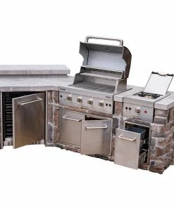 Char-Broil Outdoor Kitchens Medallion Built-In Grill Cabinet Double Doors -Mmaster Outlet Shop 10181870