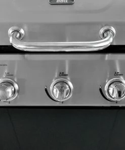 Blue Rhino Grills Black and Silver/Porcelain and Stainless Steel 3-Burner Liquid Propane Gas Grill -Mmaster Outlet Shop 10252080