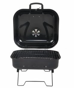 Mr. Bar-B-Q Grills Portable charcoal grill 206-sq in Black/Porcelain Coated Portable Charcoal Grill -Mmaster Outlet Shop 10252091 scaled