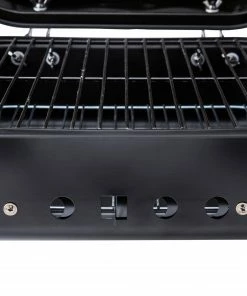 Mr. Bar-B-Q Grills Portable charcoal grill 206-sq in Black/Porcelain Coated Portable Charcoal Grill -Mmaster Outlet Shop 10265188