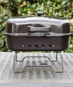 Mr. Bar-B-Q Grills Portable charcoal grill 206-sq in Black/Porcelain Coated Portable Charcoal Grill -Mmaster Outlet Shop 10265192