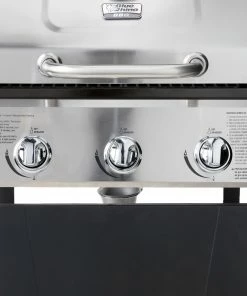 Blue Rhino Grills Black and Silver/Porcelain and Stainless Steel 3-Burner Liquid Propane Gas Grill -Mmaster Outlet Shop 10265196
