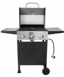 Blue Rhino Grills Black and Silver/Porcelain and Stainless Steel 3-Burner Liquid Propane Gas Grill -Mmaster Outlet Shop 10265197