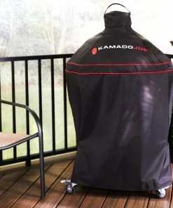 Kamado Joe Grilling Tools & Accessories Classic Joe 18-in W x 52-in H Black Charcoal Grill Cover -Mmaster Outlet Shop 10340011