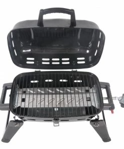 Mr. Bar-B-Q Grills Portable LP gas grill Black/Powder Coated 10000-BTU 178-sq in Portable Gas Grill -Mmaster Outlet Shop 10341195