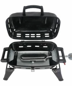 Mr. Bar-B-Q Grills Portable LP gas grill Black/Powder Coated 10000-BTU 178-sq in Portable Gas Grill -Mmaster Outlet Shop 10341196