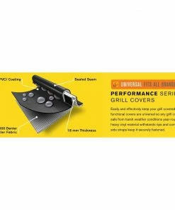 Char-Broil Grilling Tools & Accessories Performance 52-in W x 38-in H Black Gas Grill Cover -Mmaster Outlet Shop 10367350