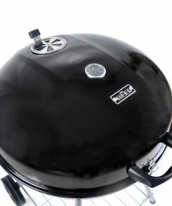 Mr. Bar-B-Q Grills Stand Up Charcoal Grill 22.17-in W Black/Porcelain Kettle Charcoal Grill -Mmaster Outlet Shop 10375440