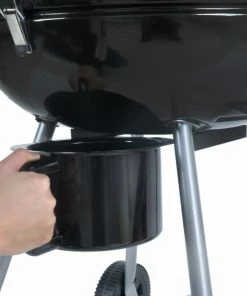 Mr. Bar-B-Q Grills Stand Up Charcoal Grill 22.17-in W Black/Porcelain Kettle Charcoal Grill -Mmaster Outlet Shop 10375443 scaled