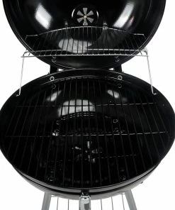 Mr. Bar-B-Q Grills Stand Up Charcoal Grill 22.17-in W Black/Porcelain Kettle Charcoal Grill -Mmaster Outlet Shop 10375444 scaled