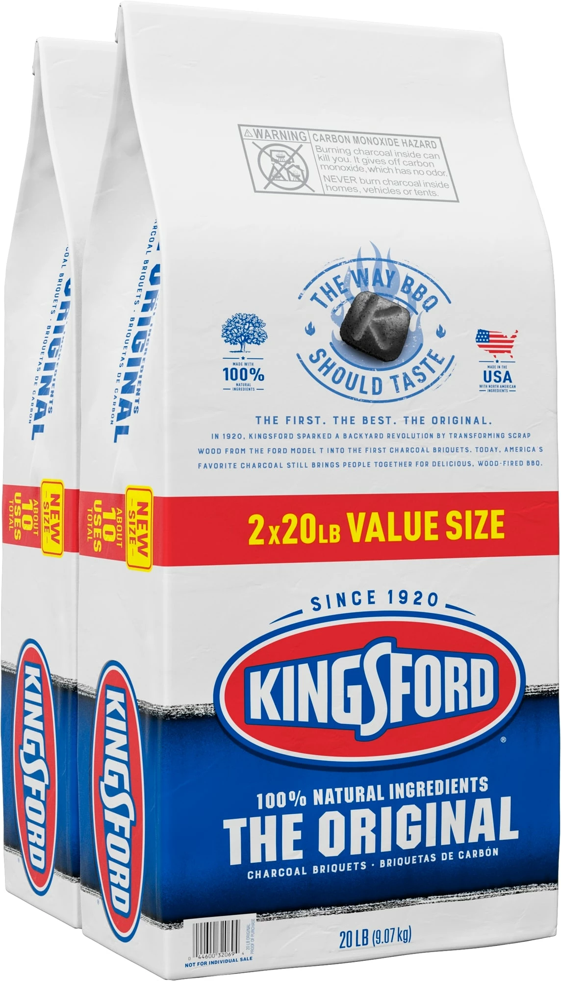 Kingsford Grilling Fuels 2-Pack 20-lb Charcoal Briquettes 1 Kingsford Grilling Fuels 2-Pack 20-lb Charcoal Briquettes
