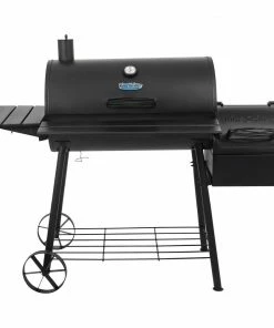 King-Griller Grills Smokin' Ace 30-in W Black Barrel Charcoal Grill