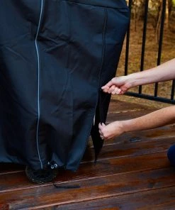 Pit Boss Grilling Tools & Accessories Pro 75-in W x 52-in H Black Horizontal Smoker Cover -Mmaster Outlet Shop 10404185 scaled
