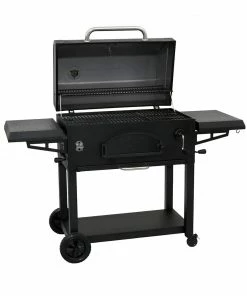 Char-Griller Grills Legacy 33-in W Black Charcoal Grill -Mmaster Outlet Shop 10710254