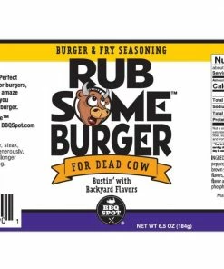 Rub Some Grilling Tools & Accessories 6.5-oz Burger Seasoning Blend -Mmaster Outlet Shop 11503302