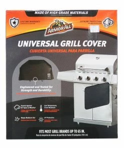 Armor All Grilling Tools & Accessories 65-in W x 45-in H Black Gas Grill Cover -Mmaster Outlet Shop 14613320