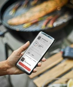 Weber Grilling Tools & Accessories Connect Smart Grilling Hub Digital Probe Bluetooth Compatibility Meat Thermometer -Mmaster Outlet Shop 15111348