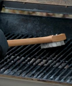 Weber Grilling Tools & Accessories 18 in. Bamboo 18-in Grill Brush -Mmaster Outlet Shop 15420835