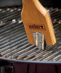 Weber Grilling Tools & Accessories 18 in. Bamboo 18-in Grill Brush -Mmaster Outlet Shop 15420836