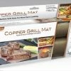 Copper Grill Mat Grilling Tools & Accessories 2-Pack Cast Aluminum Non-Stick Grate Liner