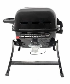 Mr. Bar-B-Q Grills Portable LP gas grill Black/Powder Coated 10000-BTU 178-sq in Portable Gas Grill -Mmaster Outlet Shop 15582347