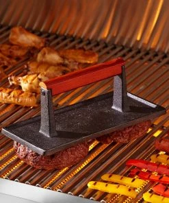 Blue Rhino Grilling Tools & Accessories Cast Iron Sandwich Press -Mmaster Outlet Shop 15673076