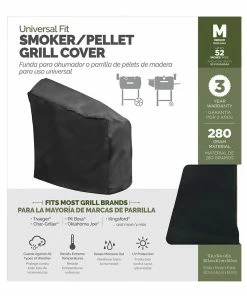 Universal Grilling Tools & Accessories 52-in W x 45-in H Black Charcoal Grill Cover -Mmaster Outlet Shop 15673088