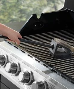 Mr. Bar-B-Q Grill Brushes & Cleaning Blocks Plastic 18-in Grill Brush and Scouring Pad -Mmaster Outlet Shop 15673149