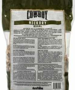 Cowboy Charcoal Grilling Fuels Hickory 180 Cubic Inch(Es) Wood Chips -Mmaster Outlet Shop 16088833