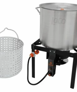 LoCo COOKERS Turkey Fryers, Cookers, & Pots Loco 80qt Boiling Kit with Twist and Steam/Sure Spark